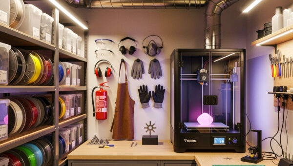 Setting Up Your 3D Printing Workspace — Ventilation, Storage, and Safety