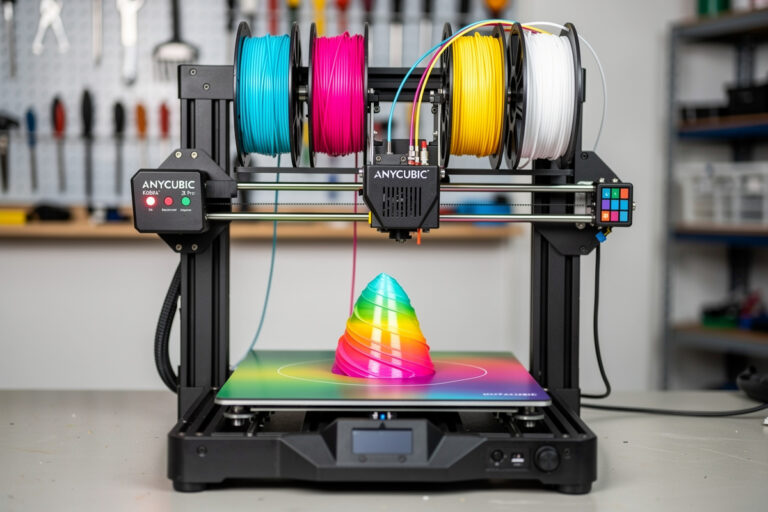 Anycubic Kobra 3 Review With ACE Pro Multicolor