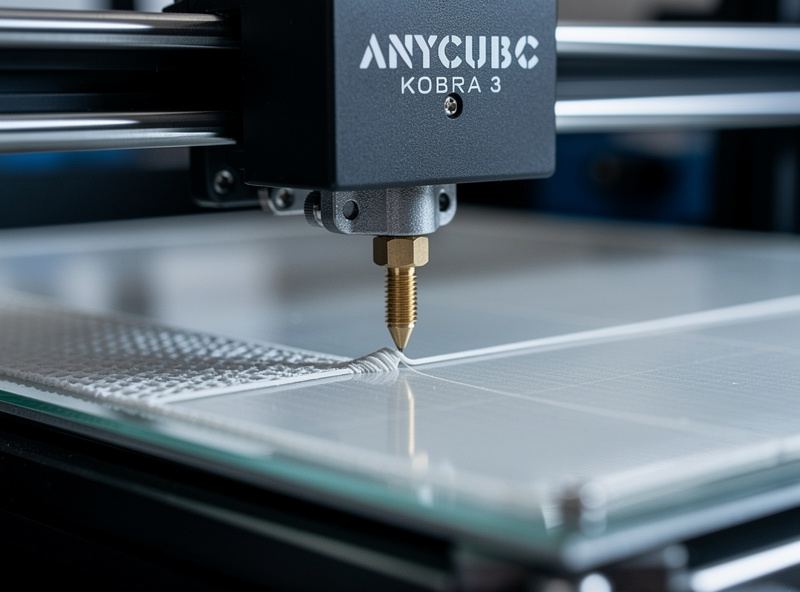 Anycubic Kobra 3 LeviQ 3.0 auto bed leveling close-up