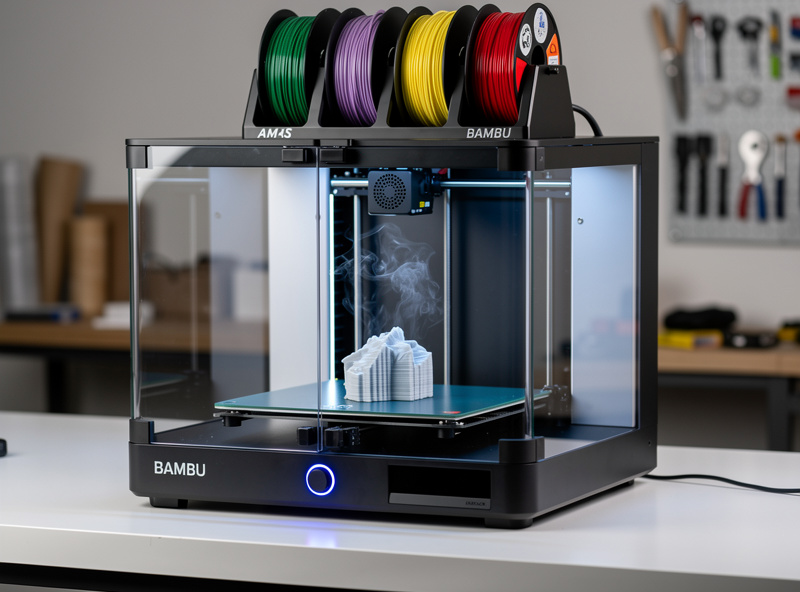 Bambu Lab X1C with lidar and AI camera