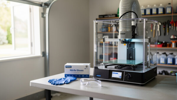 Resin 3D Printing Safety: PPE, Ventilation and Disposal