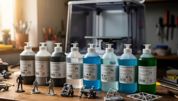 Types of 3D Printer Resin Compared: Standard, Tough, Water-Washable